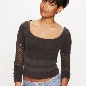 We The Free Girlie Greaser Top, XS